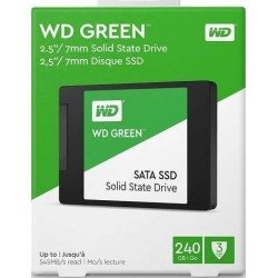 Unidad de estado sólido SSD WD Green 2.5 240GB SATA3 6GB/s 7mm lect 540mb/s escrit 430mb/s