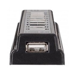 Hub USB v2.0 Manhattan de escritorio 10 puertos, con fuente de alimentación