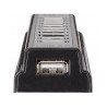 Hub USB v2.0 Manhattan de escritorio 10 puertos, con fuente de alimentación