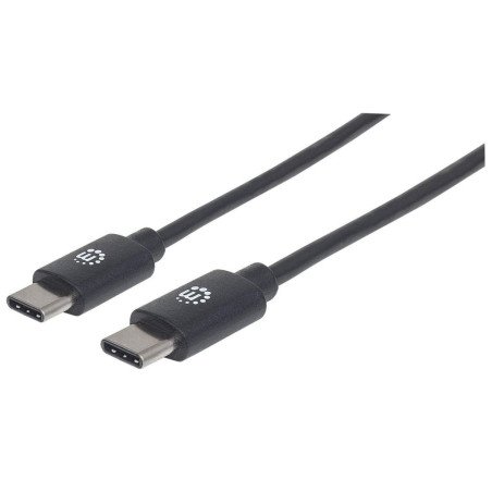 Cable USB-c, cm-cm 3.0m v2, negro Manhattan