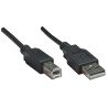 Cable USB 2.0 Manhattan a-b 50cm negro Manhattan