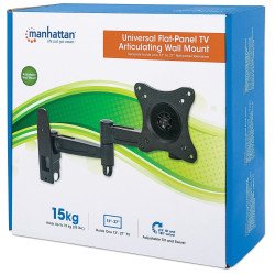 Soporte monitor, para 1 monitor de 13 a 27", pared, articulado