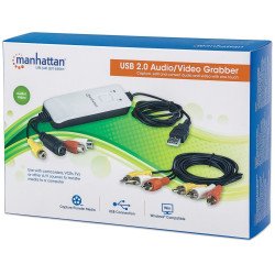 Importador de imágenes y sonido Manhattan desde cualquier fuente a/v por USB 2.0