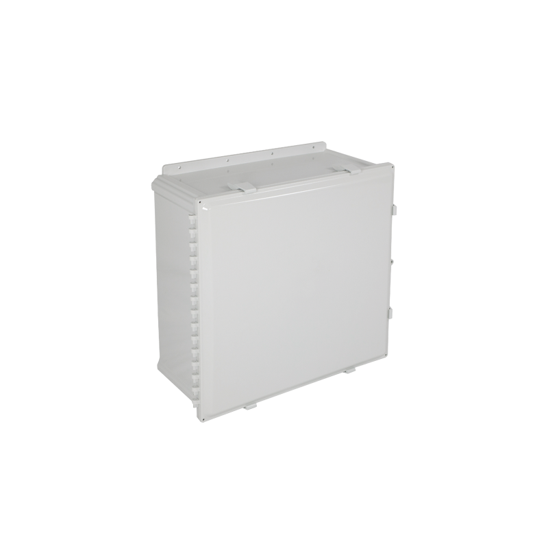 Gabinete de policarbonato, IP66 para uso en interior o exterior y puerta removible