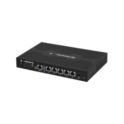 EdgeRouter 6 PoE pasivo 24 v, con 5 puertos 10/100/1000 Mbps + 1 puerto SFP, con funciones avanzadas de ruteo