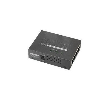 Inyector high PoE 802.3af/at de 4 puertos 10/100/1000 Mbps