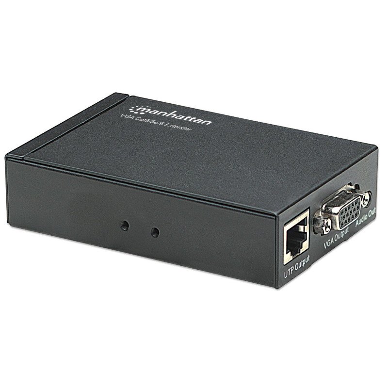 Repetidor de video SVGA+Audio, 300 m, vía Ethernet. Repetidor de video SVGA+Audio, 300 m, vía Ethernet.