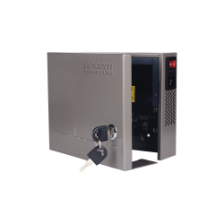 Fuente de poder profesional Premium de 11 - 15 vcd @ 6 Amper, para 4 cámaras, con voltaje de entrada de: 85-264 vca