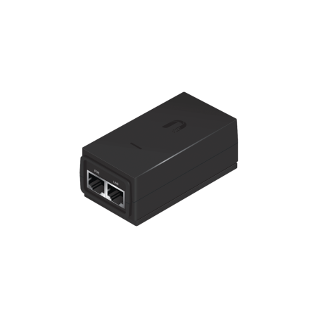 5 unidades del adaptador PoE ubiquiti de 24 vdc, 0.5 a con puerto gigabit, color blanco