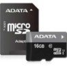 Memoria Adata micro SDHC UHS-i 16GB clase 10 con adaptador