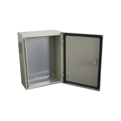 Gabinete de Acero IP66 uso en intemperie (300 x 400 x 200 mm).