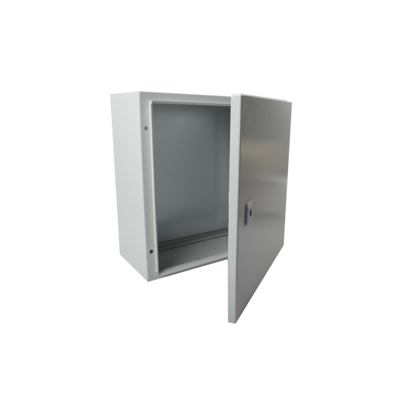 Gabinete de Acero IP66 uso en intemperie (400 x 400 x 200 mm).