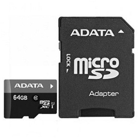 Memoria Adata micro SDHC UHS-i 64GB clase 10 con adaptador