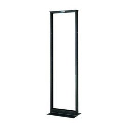Rack de dos postes estándar de 19", numerado, de aluminio y 45 unidade