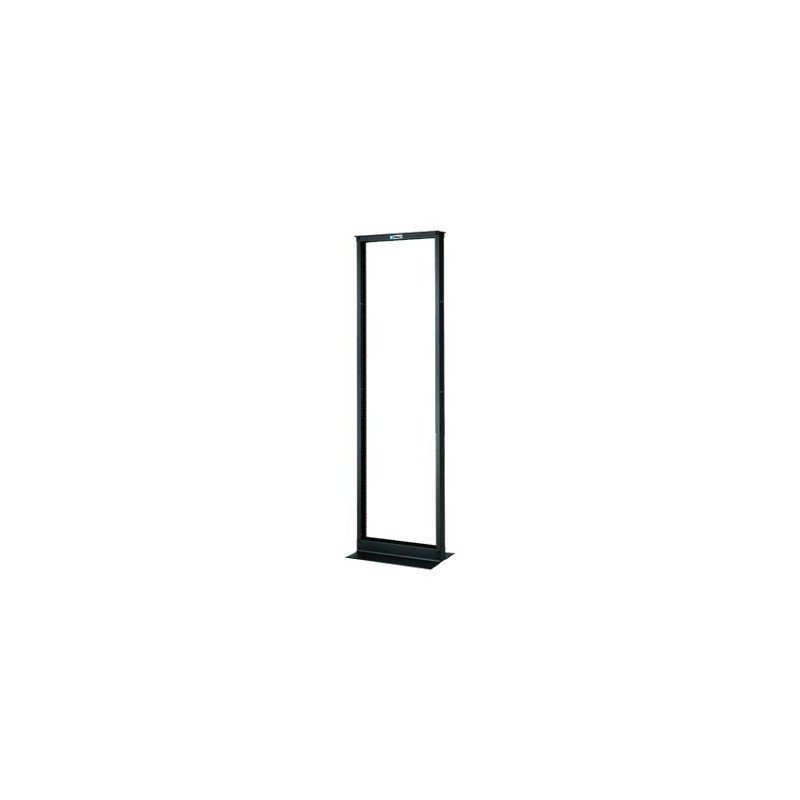 Rack de dos postes estándar de 19", numerado, de aluminio y 45 unidade Rack de dos postes estándar de 19", numerado, de aluminio y 45 unidade