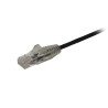 Cable de 30cm de red ethernet Cat 6 delgado sin enganches - cable de r