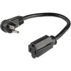 Cable de 0.3m de extensión de alimentación, acodado en ángulo recto NE