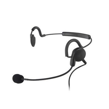 auriculares ligeros para cabeza con opc para silencio para PTT-1 para 