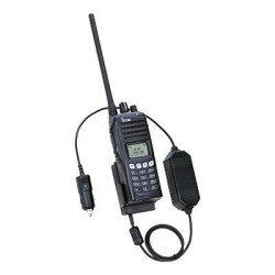 Cargador vehicular para radios serie IC-F3161/4161/DS/DT y IC-F3261/42