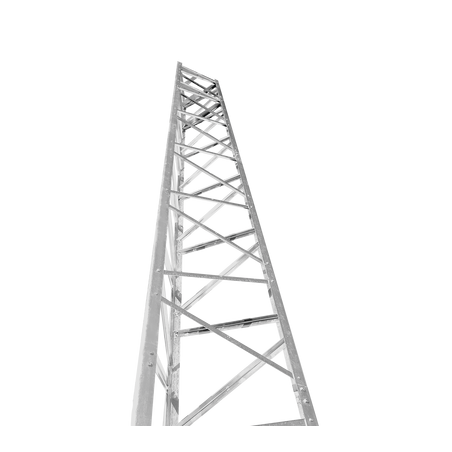 Torre autosoportada titan t-300 de 12.1 metros (40 pies) con base.