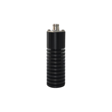 Carga coaxial terminal seca de 50 ohm, 0-2500 MHz, 50 watt, N hembra.