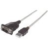 Convertidor Manhattan USB a serial DB9M de bolsa