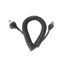 Cable para micrófonos de radios móviles Kenwood de 8 pines también com
