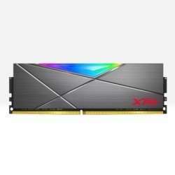 Memoria RAM Adata Spectrix D50, 8 GB, DDR4, 3200 MHz, UDIMM, con iluminación RGB. Disipador tungsten grey