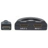 Switch HDMI Manhattan de dos puertos HDMI1.3 1 puertos cable integrado