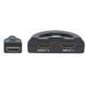 Switch HDMI Manhattan de dos puertos HDMI1.3 1 puertos cable integrado