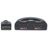 Switch HDMI Manhattan de dos puertos HDMI1.3 1 puertos cable integrado