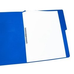 Folder AccoPress azul obscuro con broche