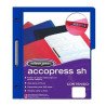 Folder AccoPress azul obscuro con broche