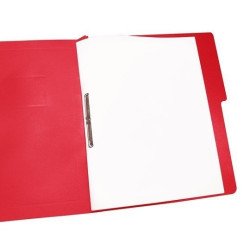 Folder accopress rojo con broche 8 cm