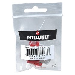 Jack Intellinet cat 5e de impacto rojo