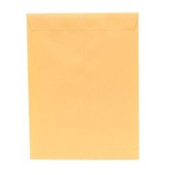 Sobre tipo bolsa manila, Fortec, tamaño carta con medidas de 23x30.5 cm, papel bond de 90 g, solapa engomada, paquete con 50 sob