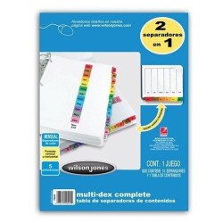 Separador multidex básico mensual