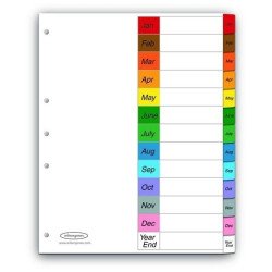 Separador multidex básico mensual