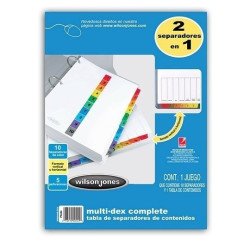 Separador multidex con 10 divisiones 1