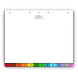 Separador multidex con 12 divisiones con 