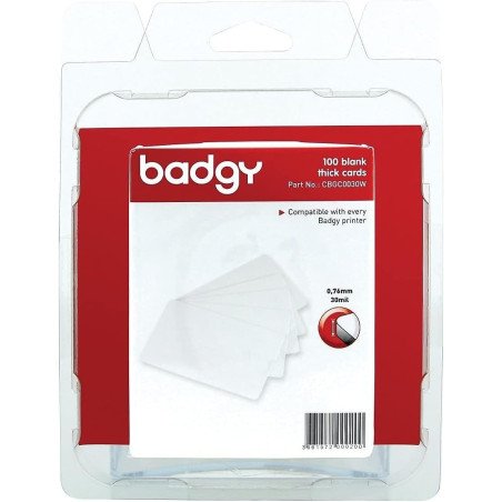Tarjetas de PVC de 30 milésimas (100 piezas)