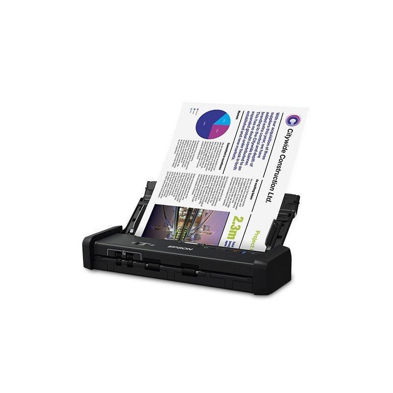 Scanner Epson DS-320, 25 ppm, 50 ipm, 600 DPI, 48 bits, USB, portátil Scanner Epson DS-320, 25 ppm, 50 ipm, 600 DPI, 48 bits, USB, portátil
