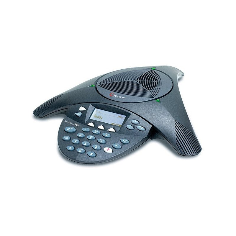 Teléfono analógico Polycom soundstation 2W inalámbrico (expandible) para conferencias con display