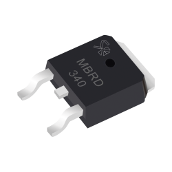 Diodo rectificador schottky, 3 amp., 40 piv, para smd, montaje dpak, t