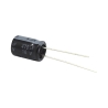 Capacitor electrolítico de aluminio, 470 µfd, 16 VCC, 8 x 11 mm, 105 °c.