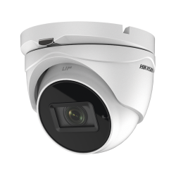 Eyeball 4K TURBOHD, Lente Mot. 2.7 a 13.5 mm, 40 mts IR EXIR, IP67, 9 a 15 VCD, 4 Tecnologías (TVI, AHD, CVI, CVBS)