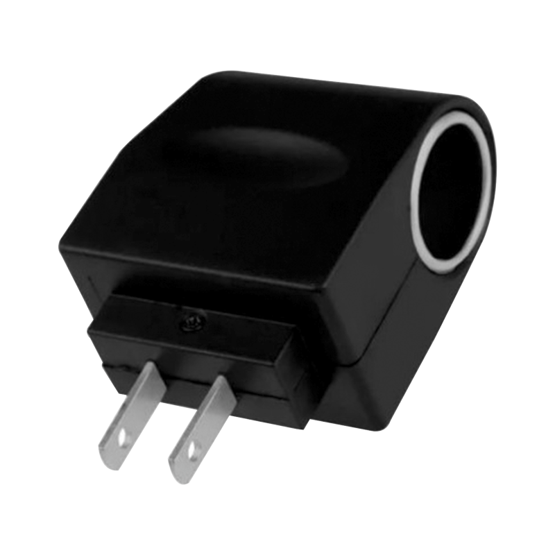 Convertidor con entrada de tipo encendedor de 110, 240 vca y salida de 12 VCC, 500 mah