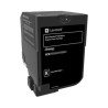 Tóner láser Lexmark, color negro, rendimiento estándar, 74c4sk0, hasta 7,000 páginas, 5% de cobertura, para modelos: CS720DE, CX