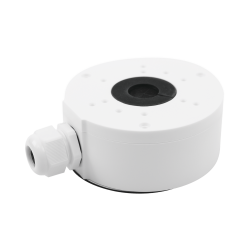 Caja de conexiones plástica compatible con cámaras epcom, Hikvision, u