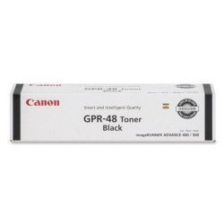 Tóner Canon GPR-48, color negro con Tecnología Láser, rendimiento de hasta 15 200 páginas.